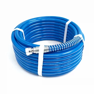 Рукав PPH-2 (VE 75) d=10 L=1,50м 3/8 304 Bar синий, антистатический, с пружинами