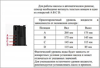 Дренажный насос Belamos Omega 550 SENSOR (183 л/мин., H 7, кабель 6 метров)