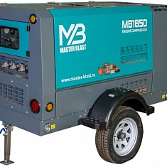 Дизельный винтовой компрессор Master Blast MB185D-7 +AC 