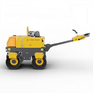 Виброкаток ручной двухвальцовый Vektor VRDR-800